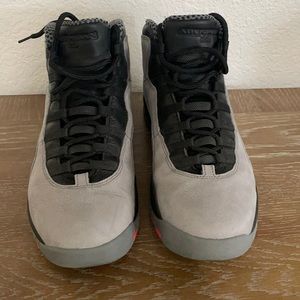 Jordan 10 Cool Gray / Infrared (2014)